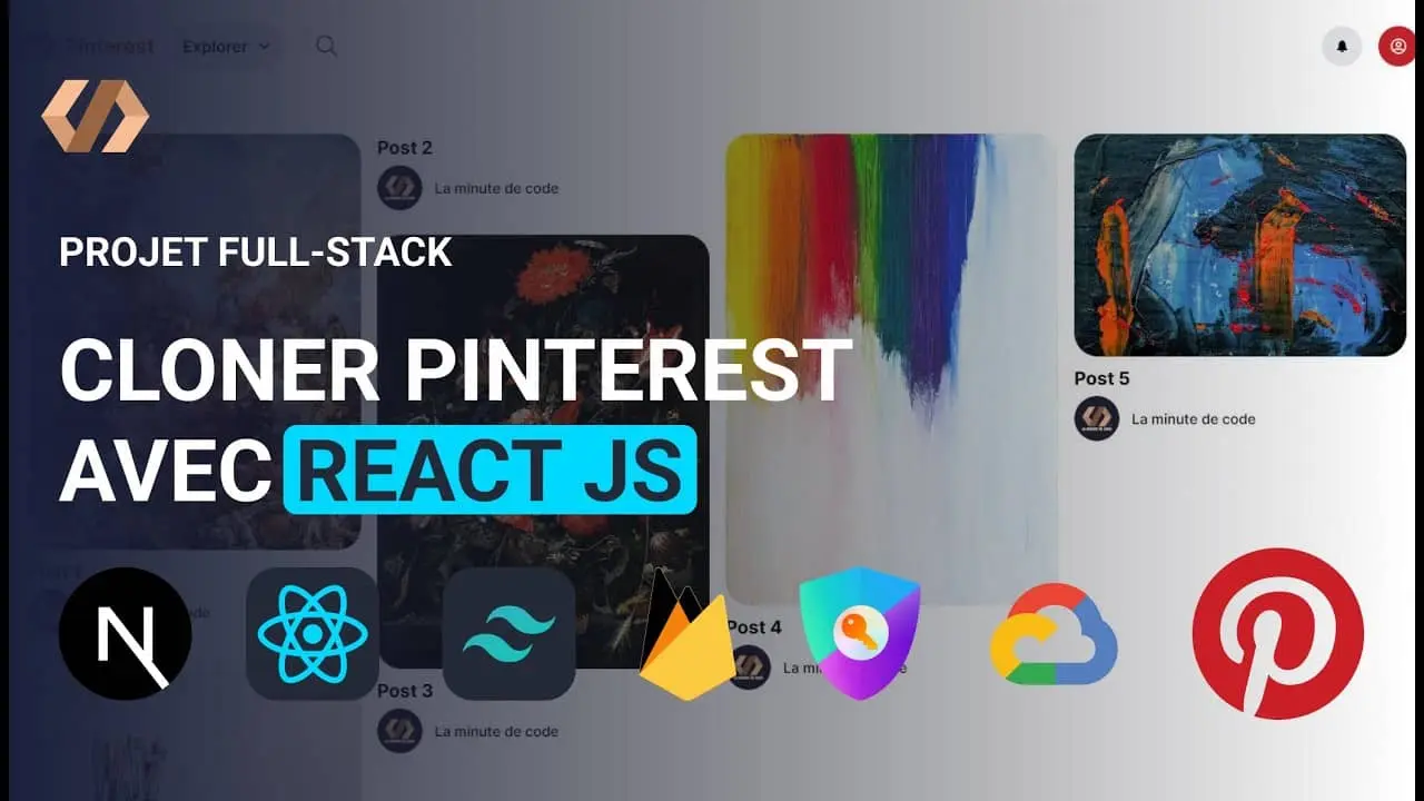 Cloner Pinterest avec Next JS